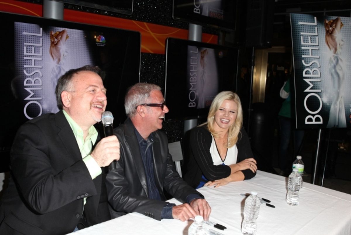 Marc Shaiman, Scott Wittman & Megan Hilty at 