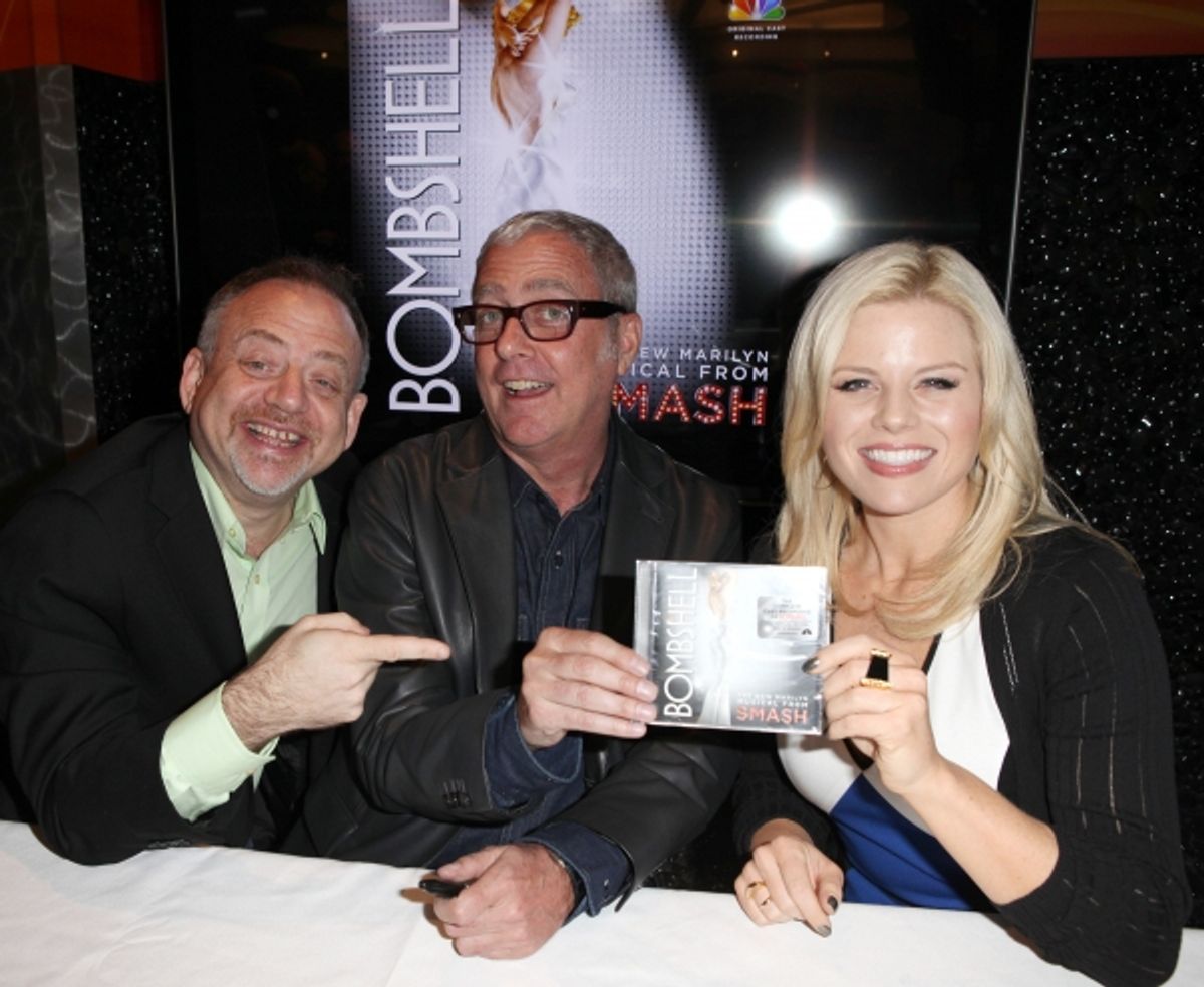 Marc Shaiman, Scott Wittman & Megan Hilty at 