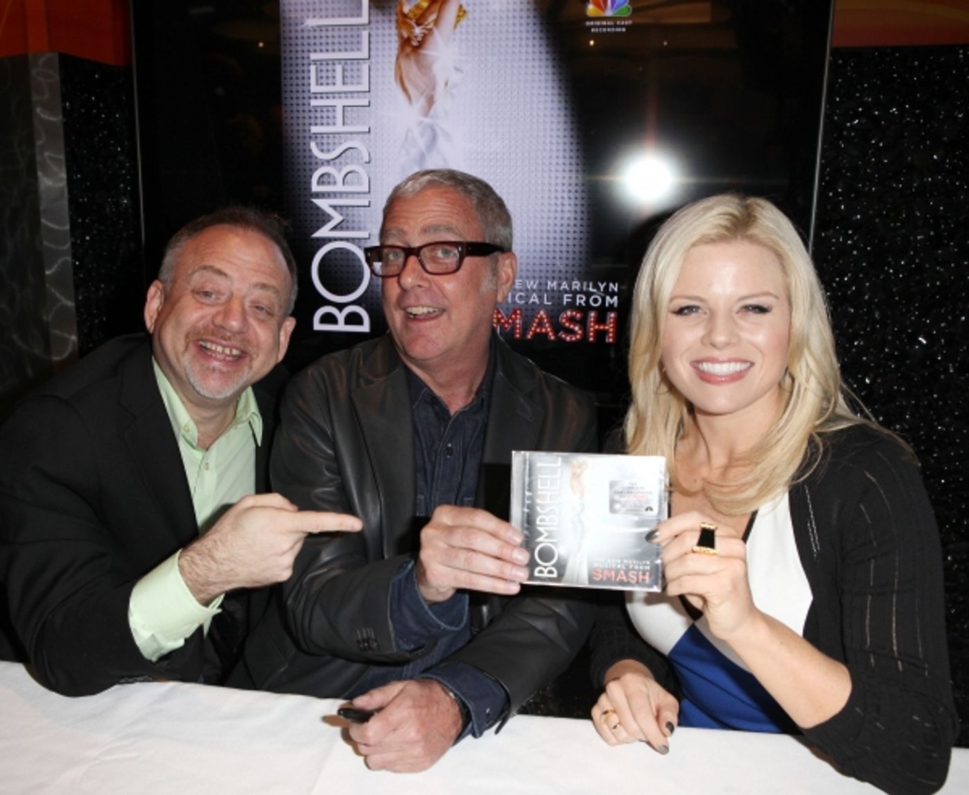 Photo Coverage: Megan Hilty, Marc Shaiman & Scott Wittman Sign 'Bombshell' Albums  Image