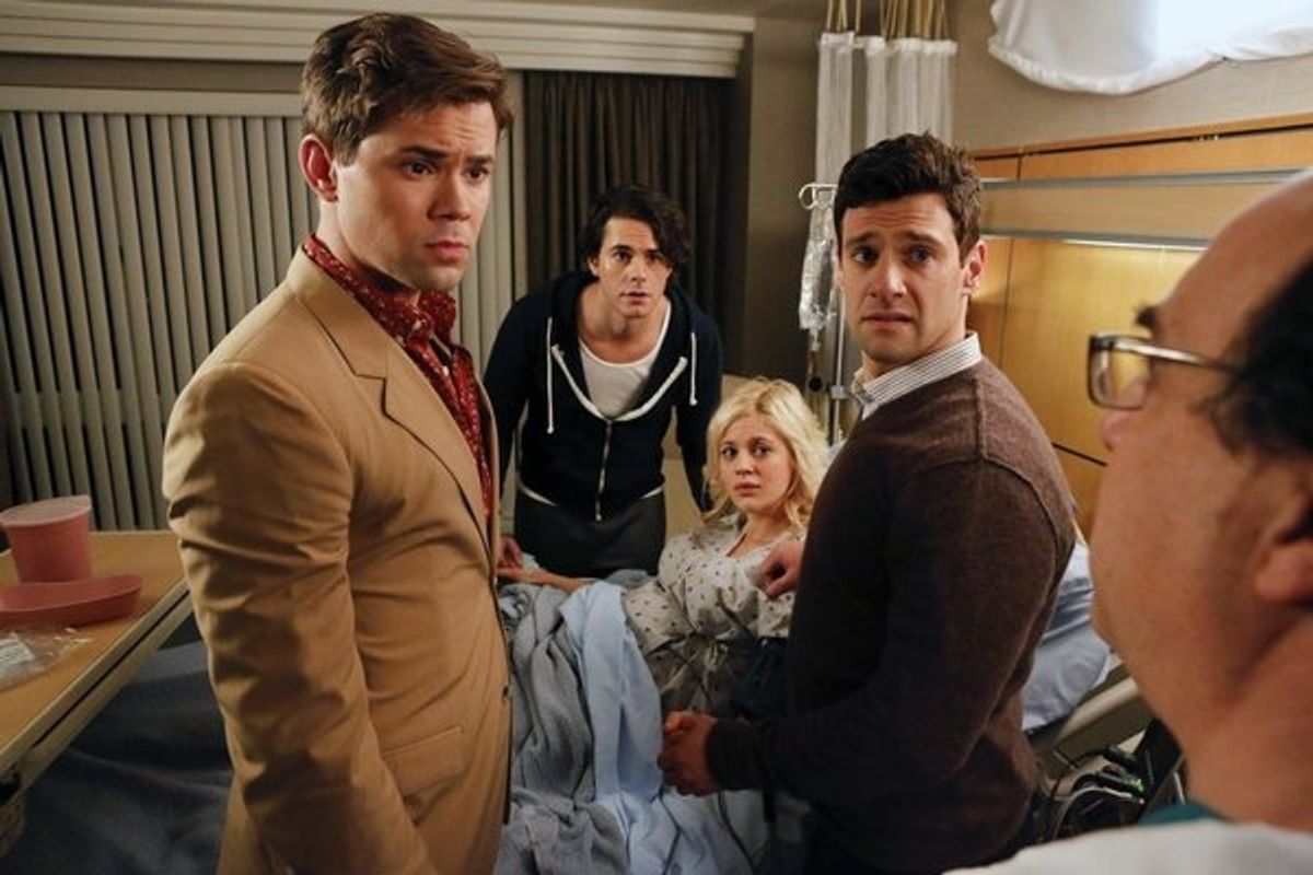 Andrew Rannells, Jayson Blair, Georgia King, Justin Bartha at 