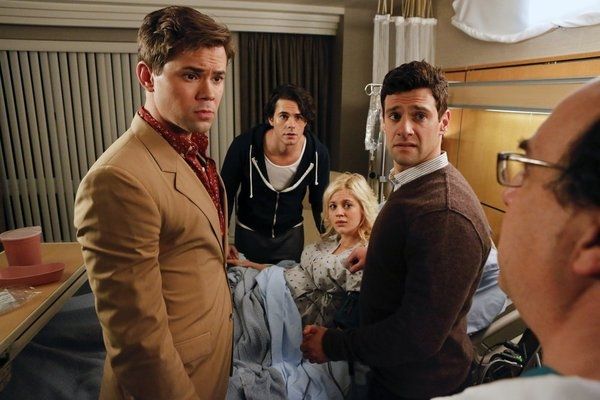 Andrew Rannells, Jayson Blair, Georgia King, Justin Bartha Photo