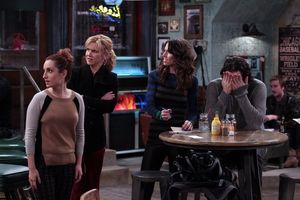 WHITNEY -- "Breaking Dad" Episode 209 -- Pictured: (l-r) Zoe Lister-Jones as Lily, Rhea Seehorn as Roxanne, Whitney Cummings as Whitney, Chris D'Elia as Alex -- (Photo by: Chris Haston/NBC) @ BroadwayWorld WHITNEY -- "Breaking Dad" Episode 209 -- Pictured: (l-r) Zoe Lister-Jones as Lily, Rh Photo