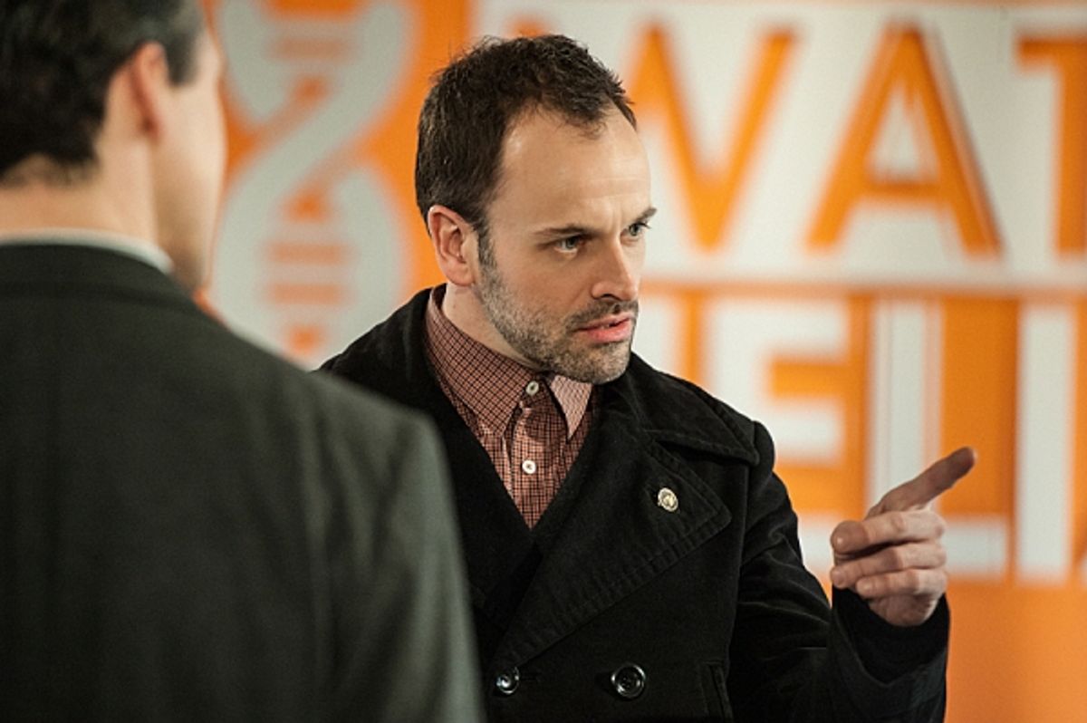 'Possibility Two'-- Sherlock (Jonny Lee Miller) investigates a case involving a wealthy philanthropist who believes his incurable illness was given to him on purpose, on ELEMENTARY, on a Thursday, Feb. 21 on the CBS Television Network. Photo: Jojo Whilden at 