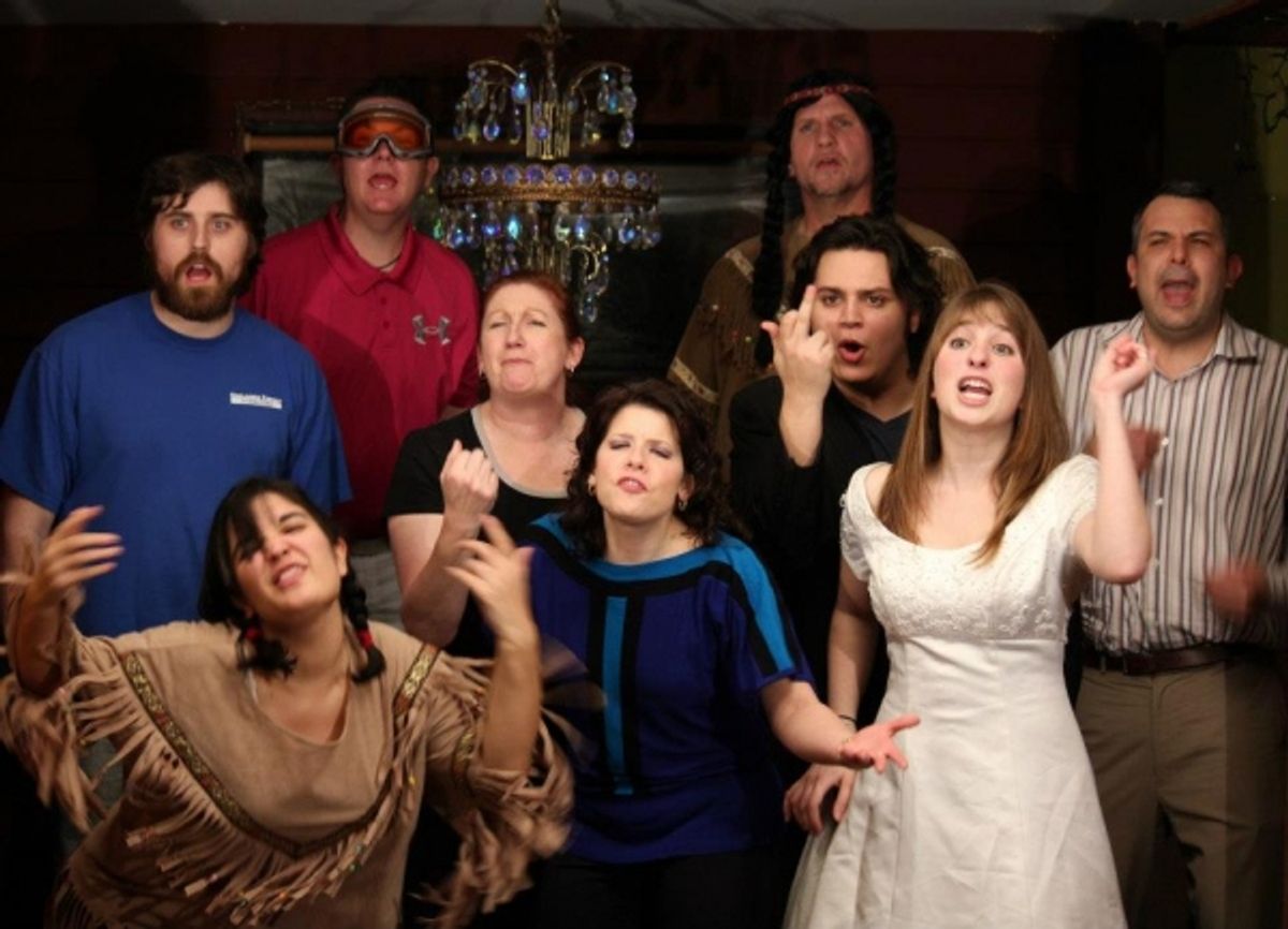 l. to r. - Taylor Biltoft, Clarity Welch, Jason Tull, Jackie Pender-Lovell, Amanda Baird, Jay Edenmeyer, Anthony Torres, Jamie Betik, Julio Alonzo at 