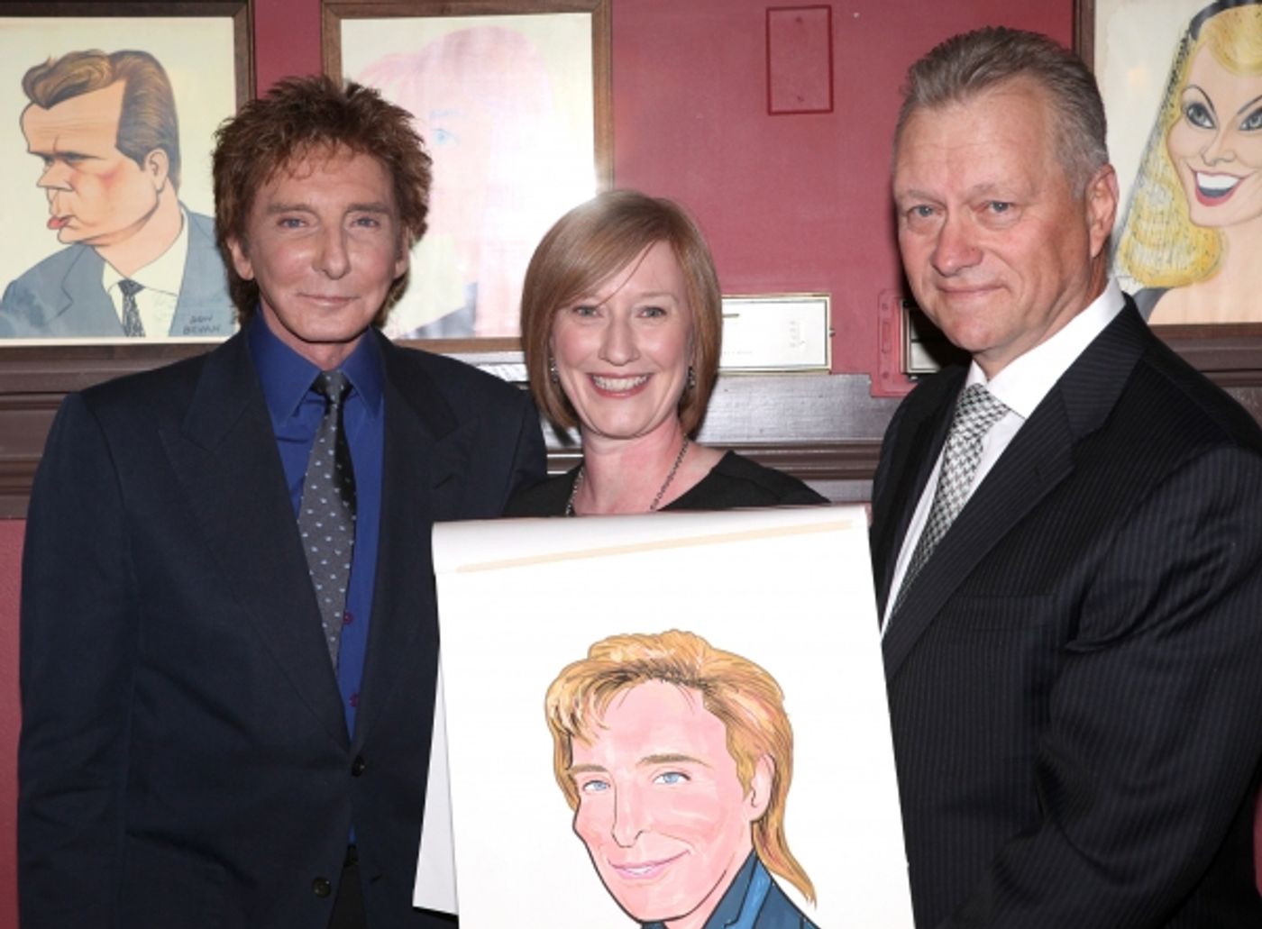 Photo Coverage: Barry Manilow Gets Sardi's Caricature! Photo Coverage: Barry Manilow Gets Sardi's Caricature! Image