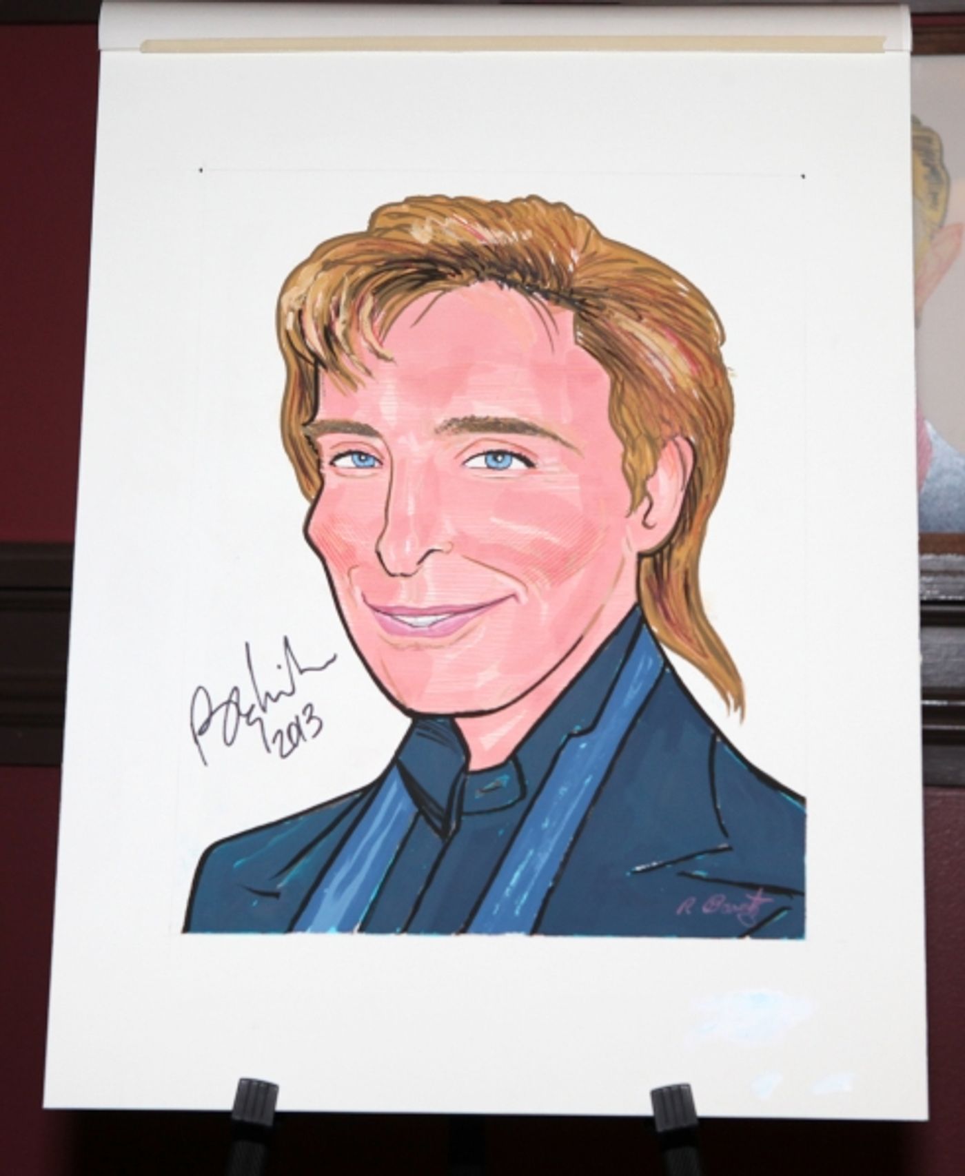 Photo Coverage: Barry Manilow Gets Sardi's Caricature!  Image