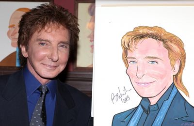 Barry Manilow celebrates Valentines Day with a beloved Broadway tradition.  SardiÃƒ Photo