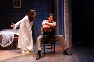 Jenny Powers (Mary Kate Danaher) and James Barbour (Sean Enright) @ BroadwayWorld Jenny Powers (Mary Kate Danaher) and James Barbour (Sean Enright) Photo