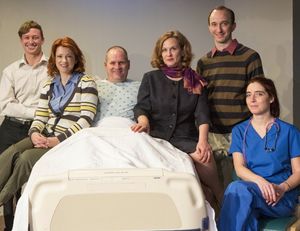 The cast (L to R) Lincoln Slentz (Brian), Angela Plank (Lisa Lyons), Charles Goad (Cu Photo