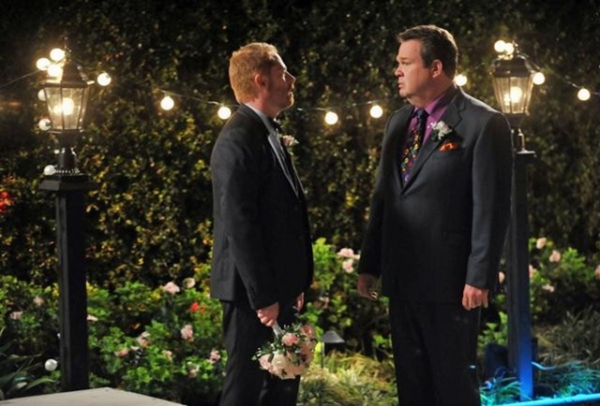 MODERN FAMILY - 'Best Men' - Mitch and Cam's best gal pal, Sal, makes one of her notorious surprise drop-ins, but this time with big news - she's getting married... tomorrow! Cam and Mitch are the best men, but they can't help but question whether this at 