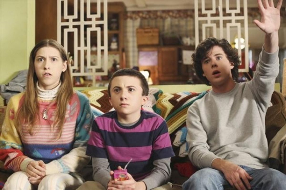 Eden Sher, Atticus Shaffer, Charlie McDermott
 at 