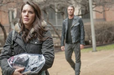 Kelli Barrett as Renee Whaley, Taylor Kinney as Kelly Severide Photo