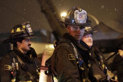 CHICAGO FIRE -- "Better To Lie" Episode 117 -- Pictured: (l-r) Yuri Sardarov as Otis, Photo
