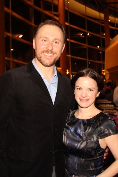 Cast members Chris Kipiniak and Lauren Orkus  Photo