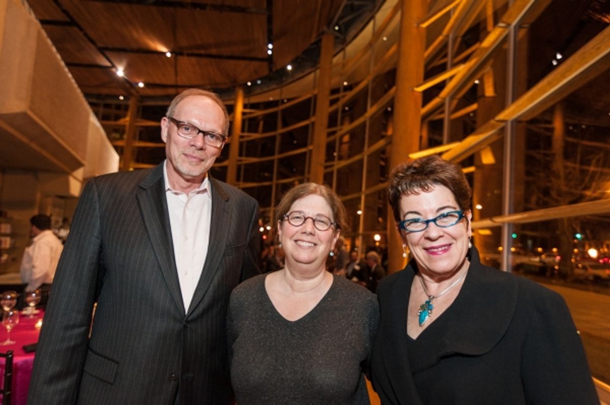 Executive Director Edgar Dobie, playwright-director Mary Zimmerman and Artistic Director Molly Smith  at 