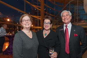 Playwright-director Mary Zimmerman, Artistic Director Molly Smith and Board Chair Dav Photo