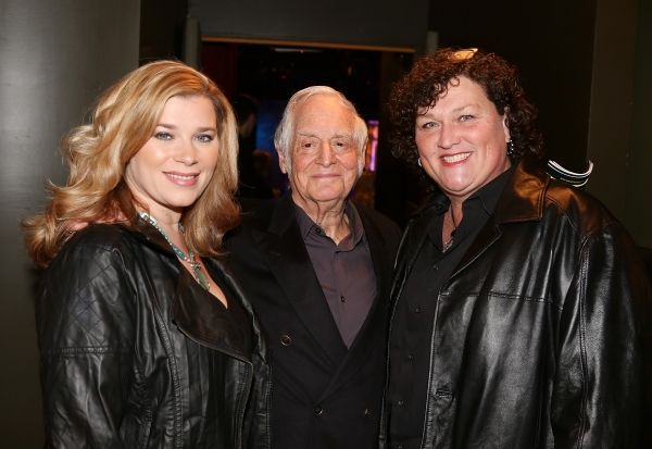 From left, Bridgett Casteen, Dot Marie Jones and Producer Matty Simmons pose during t Photo