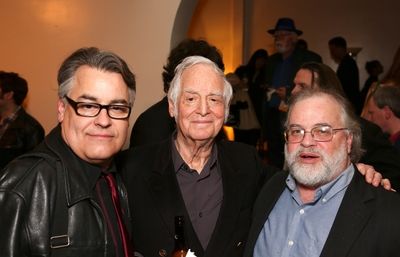 From left, Director Pat Towne, Producer Matty Simmons and Musical Director/Song Write Photo
