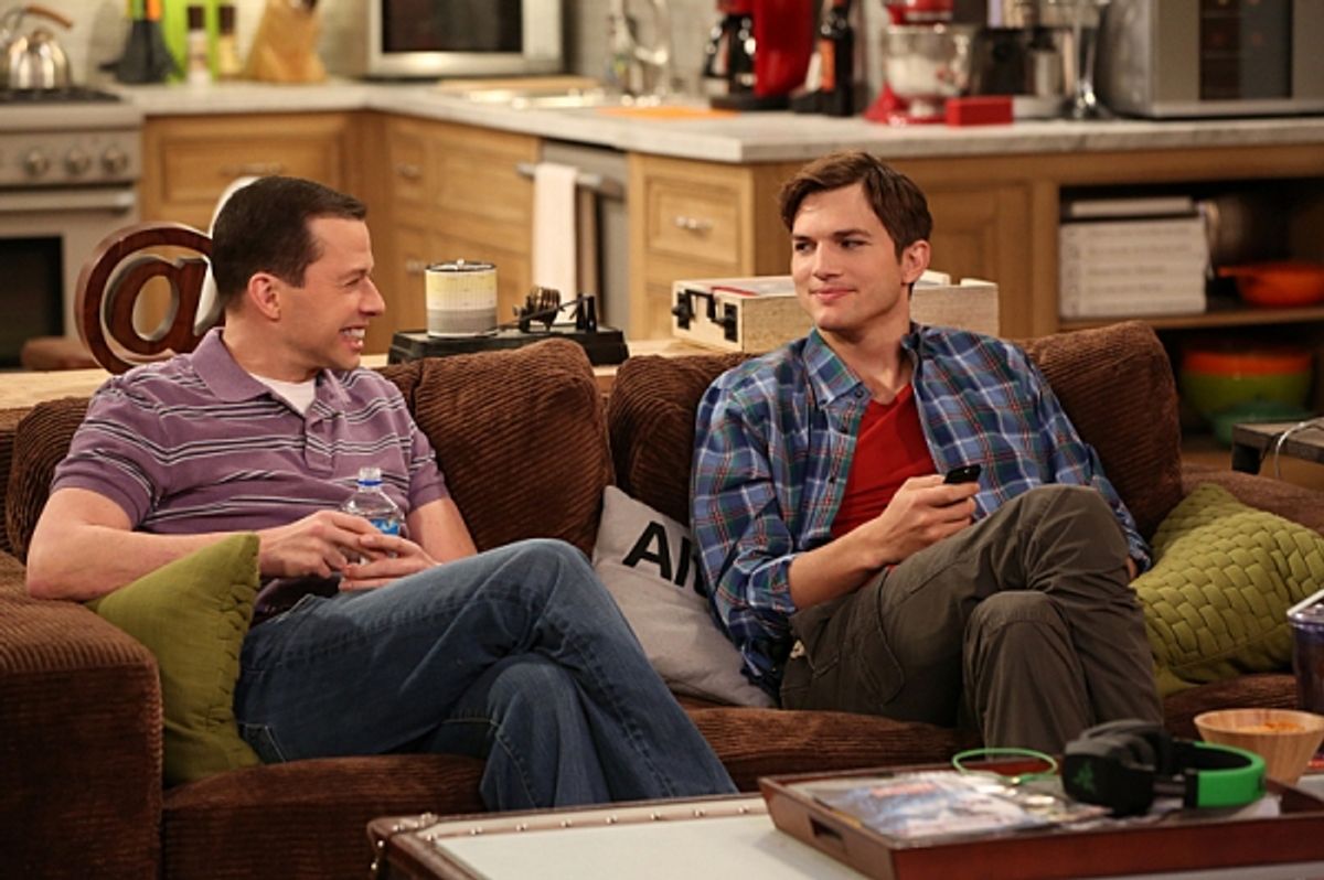 Jon Cryer, Ashton Kutcher
 at 