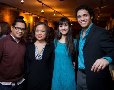 Elton Lugay, Jona Jane Tajonera, Ali Ewoldt, Adam Jacobs Photo