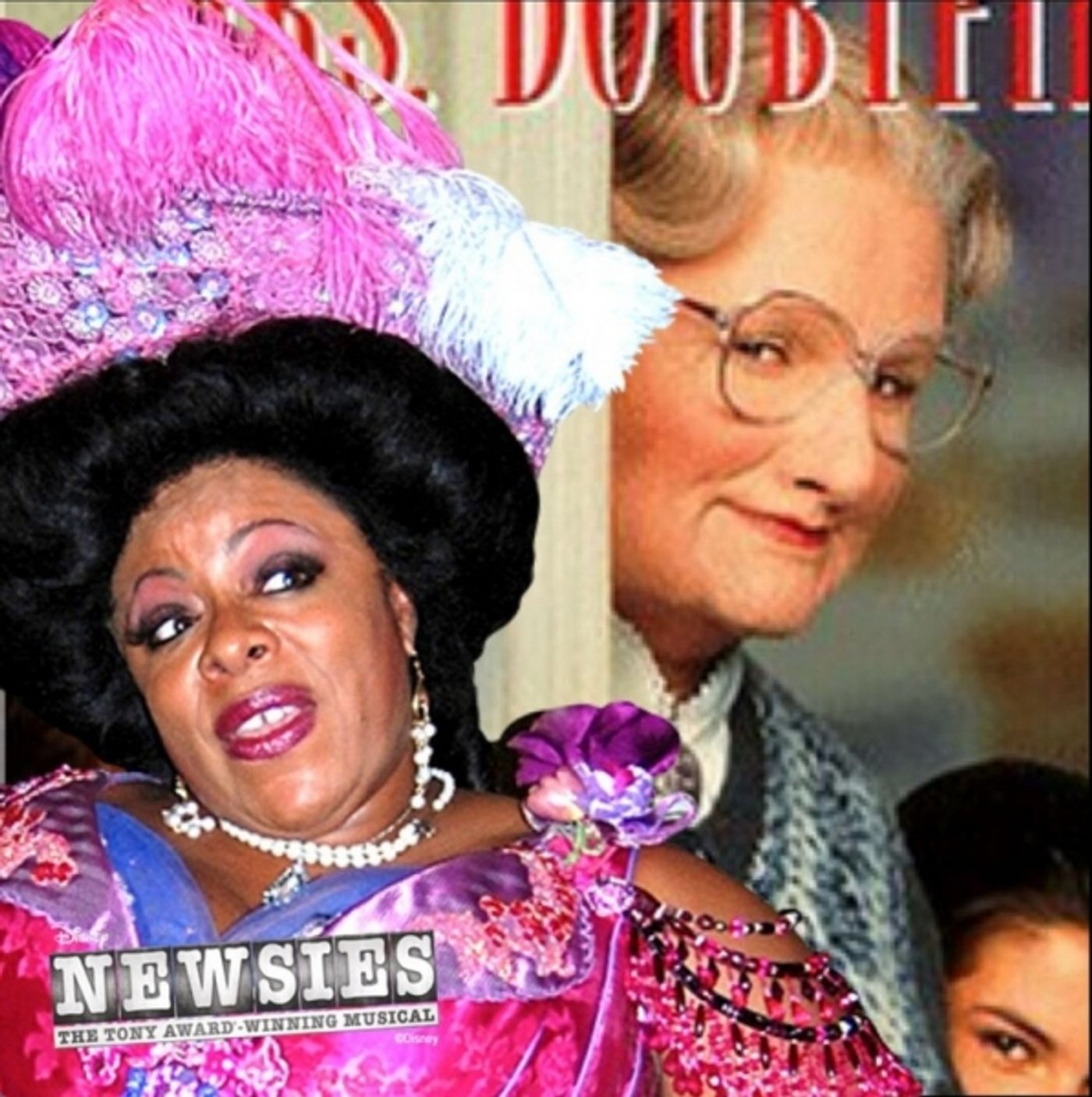 Photo Flash: Saturday Intermission Pics, Feb 16, Part 2 - NEWSIES Take Over, CINDERELLA's Manly Tattoos and More! Image