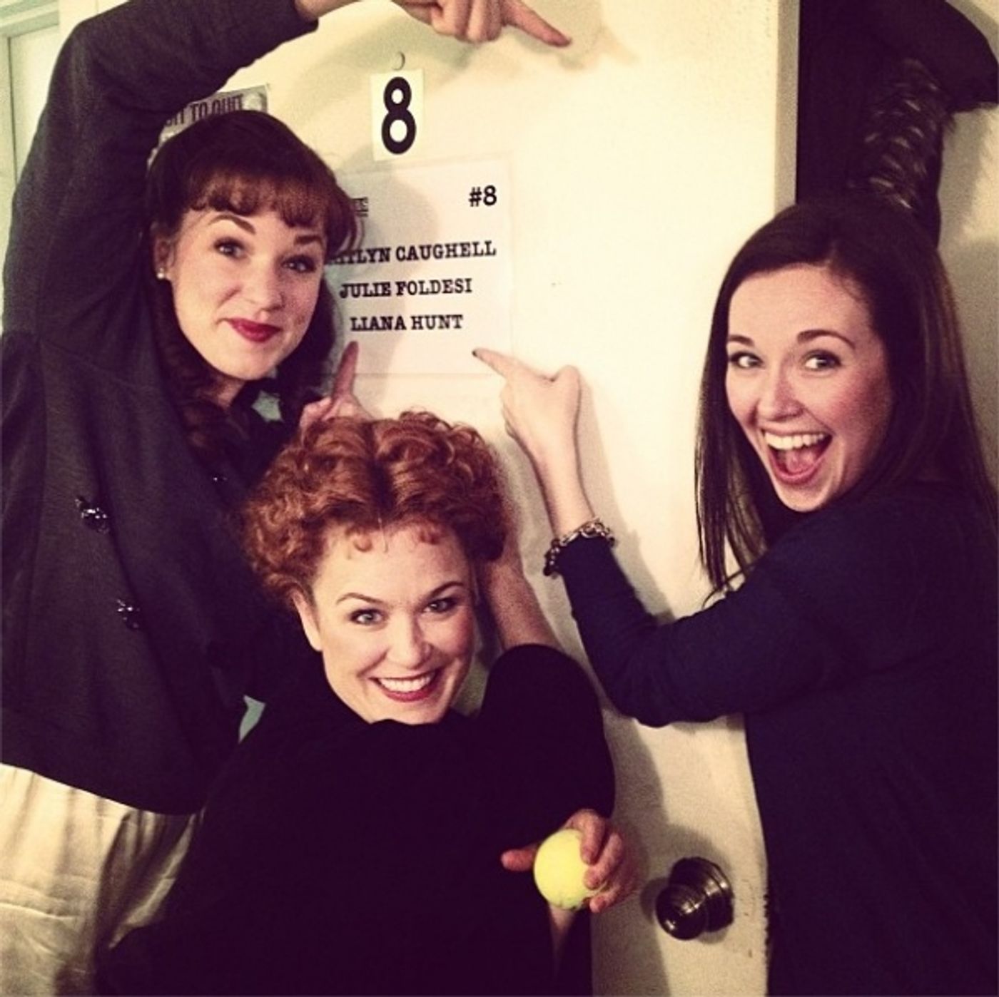 Photo Flash: Saturday Intermission Pics, Feb 16, Part 2 - NEWSIES Take Over, CINDERELLA's Manly Tattoos and More! Image