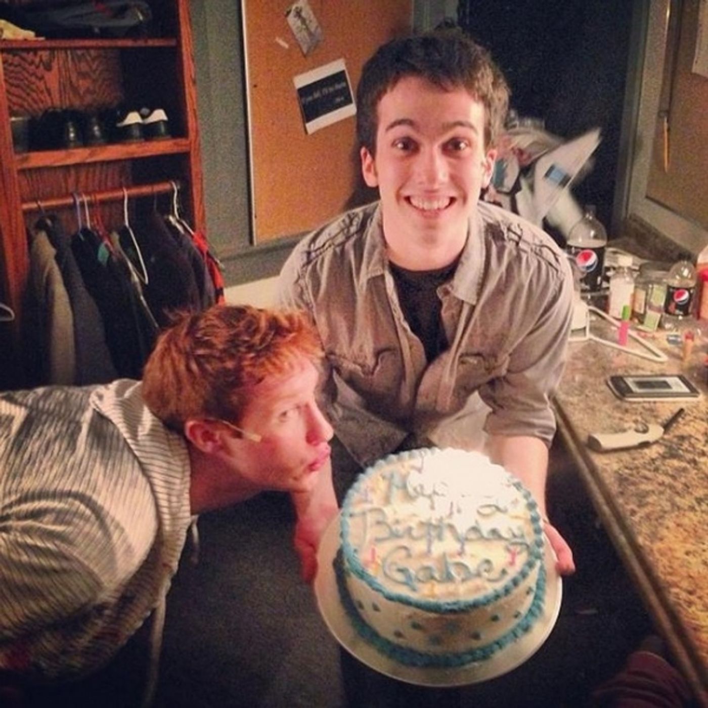 Photo Flash: Saturday Intermission Pics, Feb 16, Part 2 - NEWSIES Take Over, CINDERELLA's Manly Tattoos and More! Image