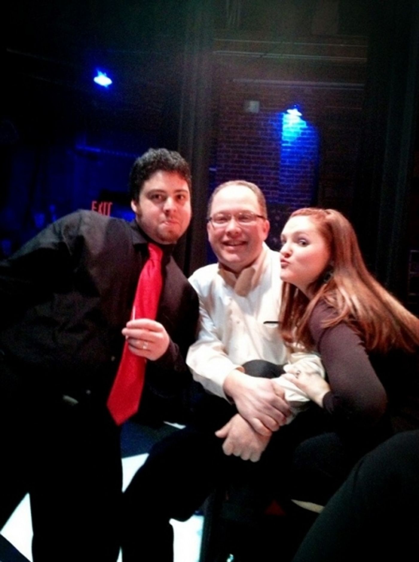 Photo Flash: Saturday Intermission Pics, Feb 16, Part 2 - NEWSIES Take Over, CINDERELLA's Manly Tattoos and More! Image