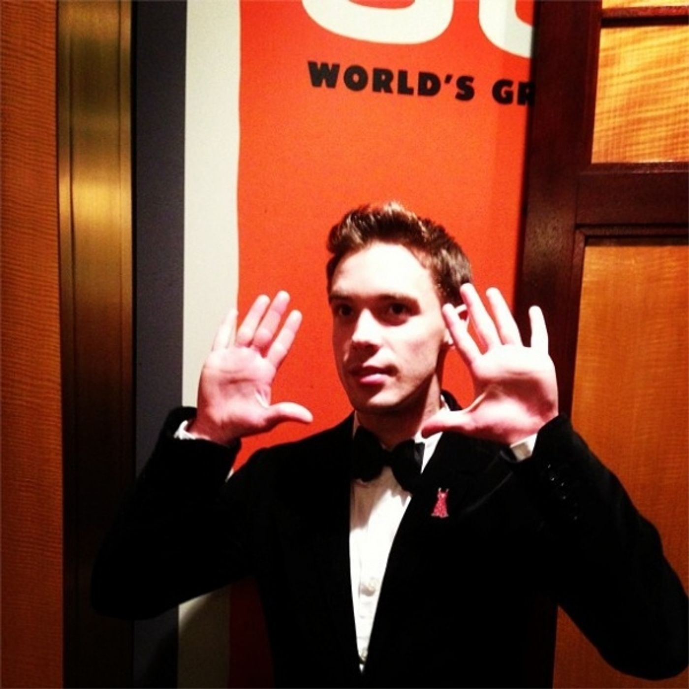 Photo Flash: Saturday Intermission Pics, Feb 16, Part 2 - NEWSIES Take Over, CINDERELLA's Manly Tattoos and More! Image