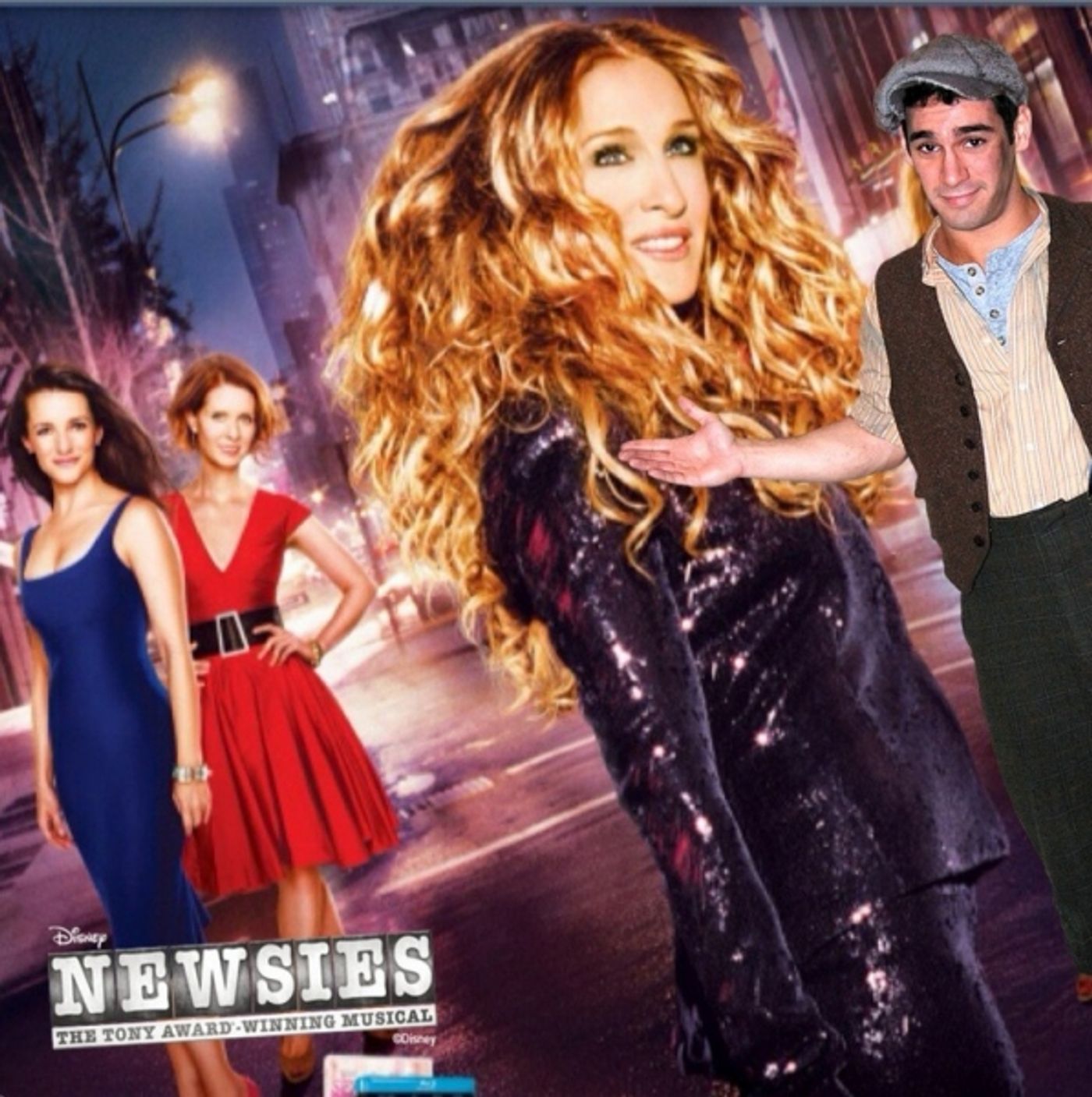 Photo Flash: Saturday Intermission Pics, Feb 16, Part 2 - NEWSIES Take Over, CINDERELLA's Manly Tattoos and More! Image