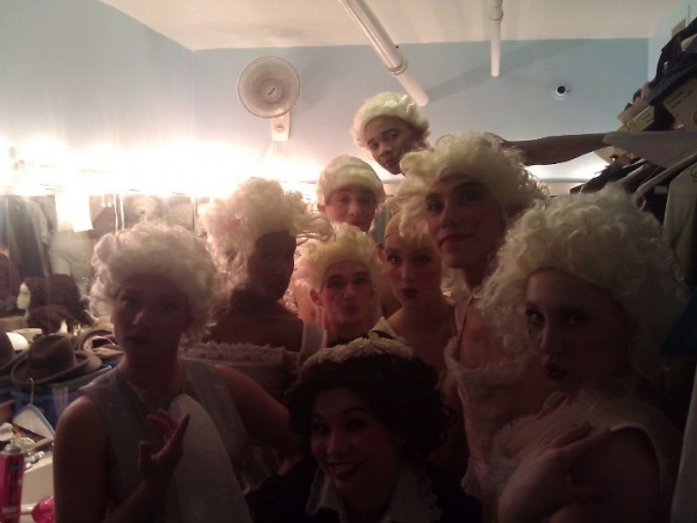 Photo Flash: Saturday Intermission Pics, Feb 16, Part 2 - NEWSIES Take Over, CINDERELLA's Manly Tattoos and More! Image