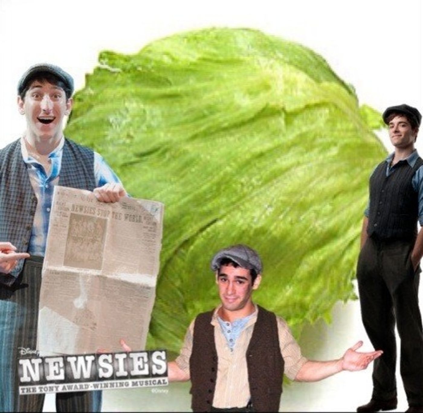 Photo Flash: Saturday Intermission Pics, Feb 16, Part 2 - NEWSIES Take Over, CINDERELLA's Manly Tattoos and More! Image
