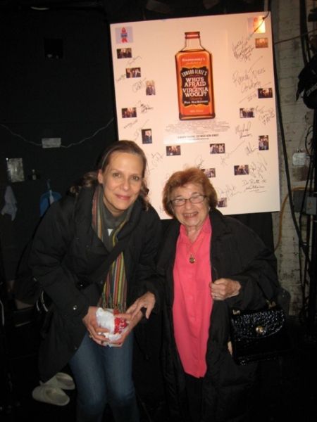 Photo Flash: Kate Burton and Dr. Ruth Visit WHO'S AFRAID OF VIRGINIA WOOLF?  Image