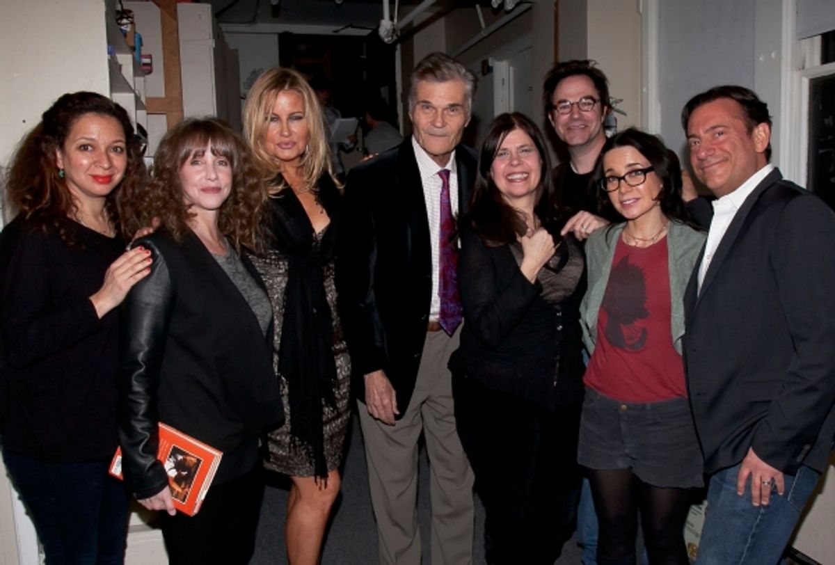  Maya Rudolph, Laraine Newman, Jennifer Coolidge, Fred Willard, Dayle Reyfel, Roger Bart, Janeane Garofalo and Eugene Pack at 