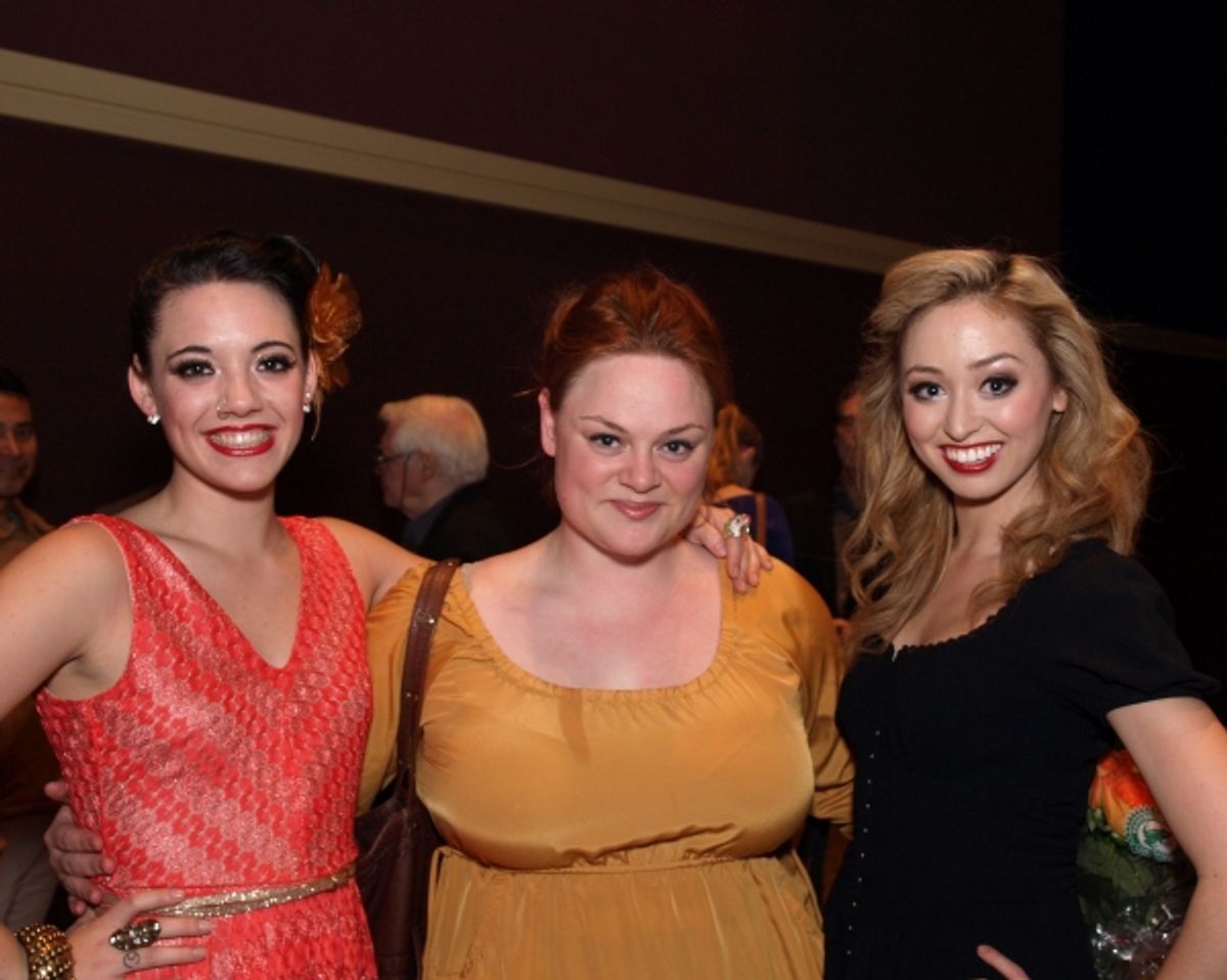 Carly Wielstein, Teya Patt, and Ashley Matthews at 