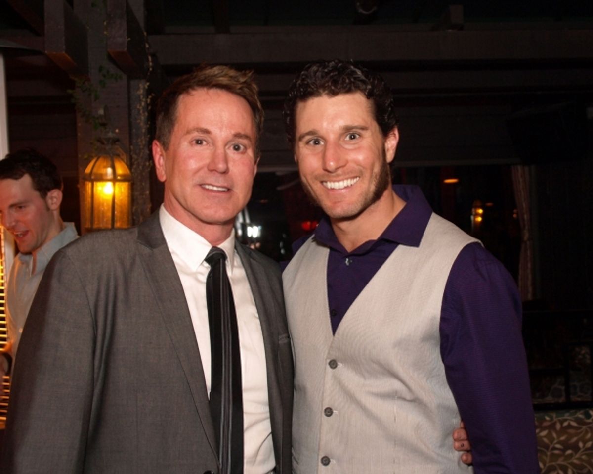 Director Davis Gaines and Christopher Newell at 