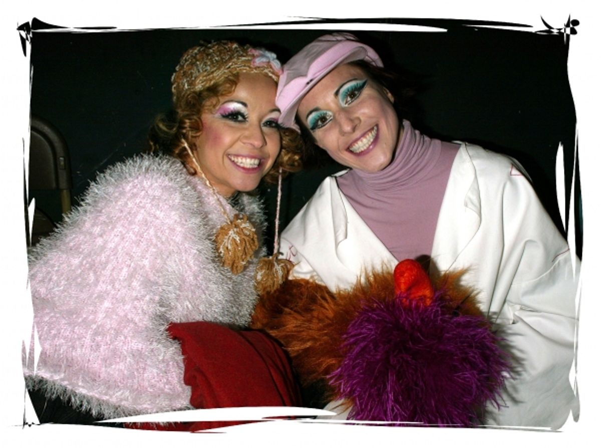 GYPSY IN THEIR SOULS Ã¢â‚¬Â¦ FLASHBACK  Jennifer Cody  (UrineTown Gypsy Robe Recipient) and Lisa Gajda  (Taboo Gypsy Robe Recipient) both starring in TABOO,  attending the Opening Night Gypsy Robe Ceremony for the New Broadway Musical WONDERFUL TOWN at th at 