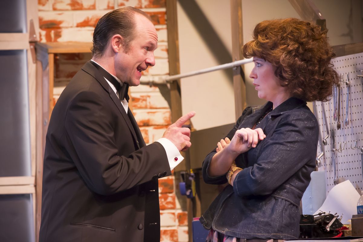 Craig Griffin as Stanley & Christy Watkins as Alice. at 