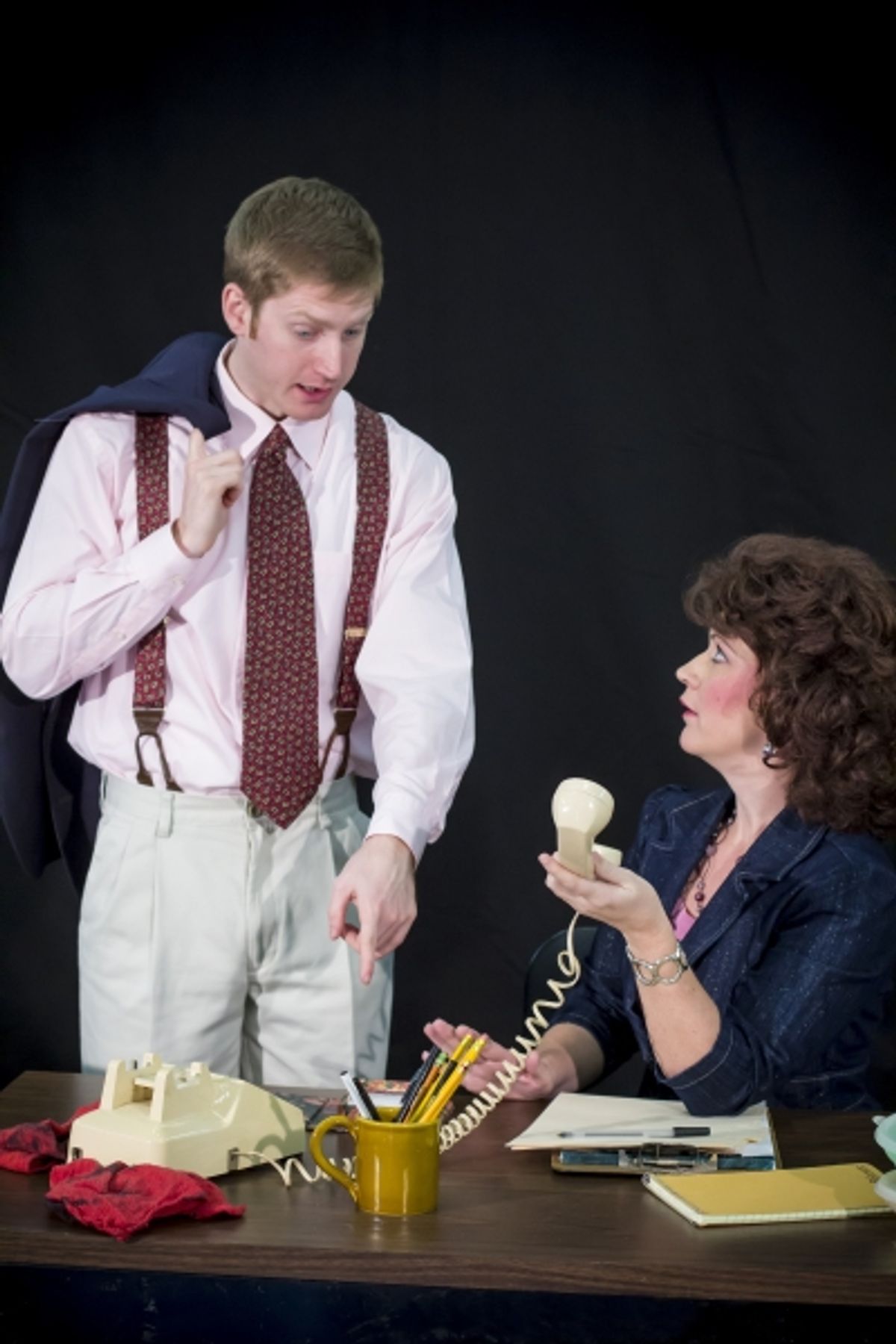 Blake Weir as Brad & Christy Watkins as Alice. at 