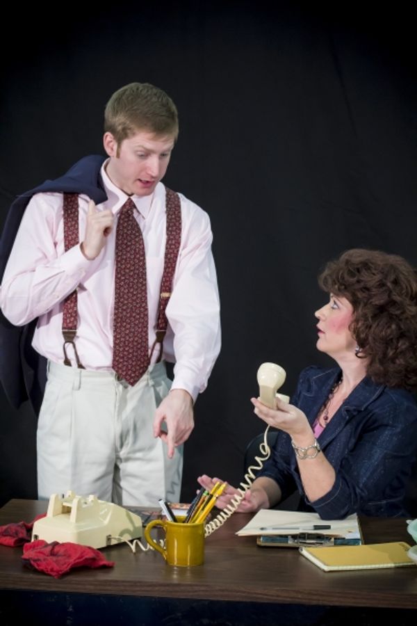 Blake Weir as Brad & Christy Watkins as Alice. Photo