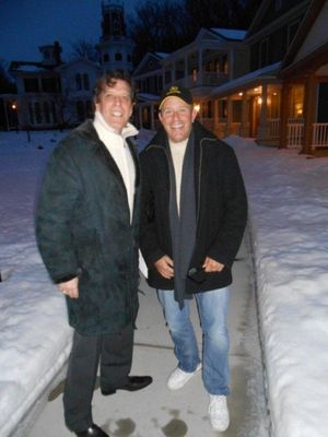 Jonathan Brielle and production supervisor Steve Cohen @ BroadwayWorld Jonathan Brielle and production supervisor Steve Cohen Photo