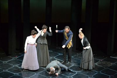 Jaime Hartzell, Celeste Fraser, Nickoli Strommer, Chris Hutchinson and Katrina Galka Photo
