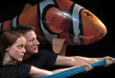 Esther Williamson and Dan Crane as twins Viola and Sebastian Photo