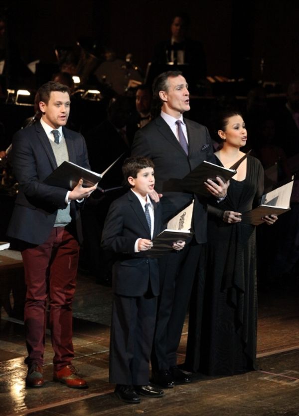 Michael Arden, Lewis Grosso, Howard McGillin & Lea Salonga
 Photo