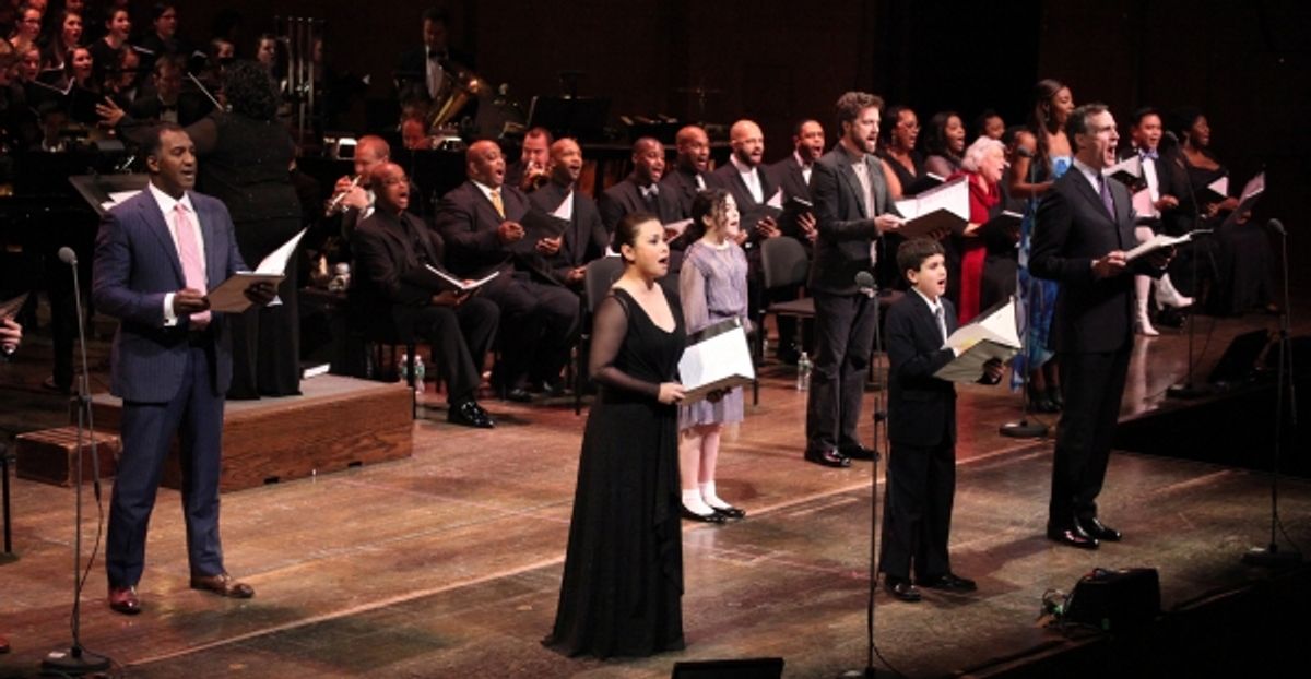 Norm Lewis, Lea Salonga, Lilla Crawford, Manoel Felciano, Lewis Grosso, Howard McGillin, Patina Miller  at 