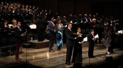 Norm Lewis & Patina Miller with Company  Photo