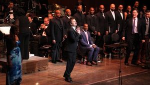 Patina Miller, Manoel Felciano, Norm Lewis, Howard McGillin, Michael Arden Photo