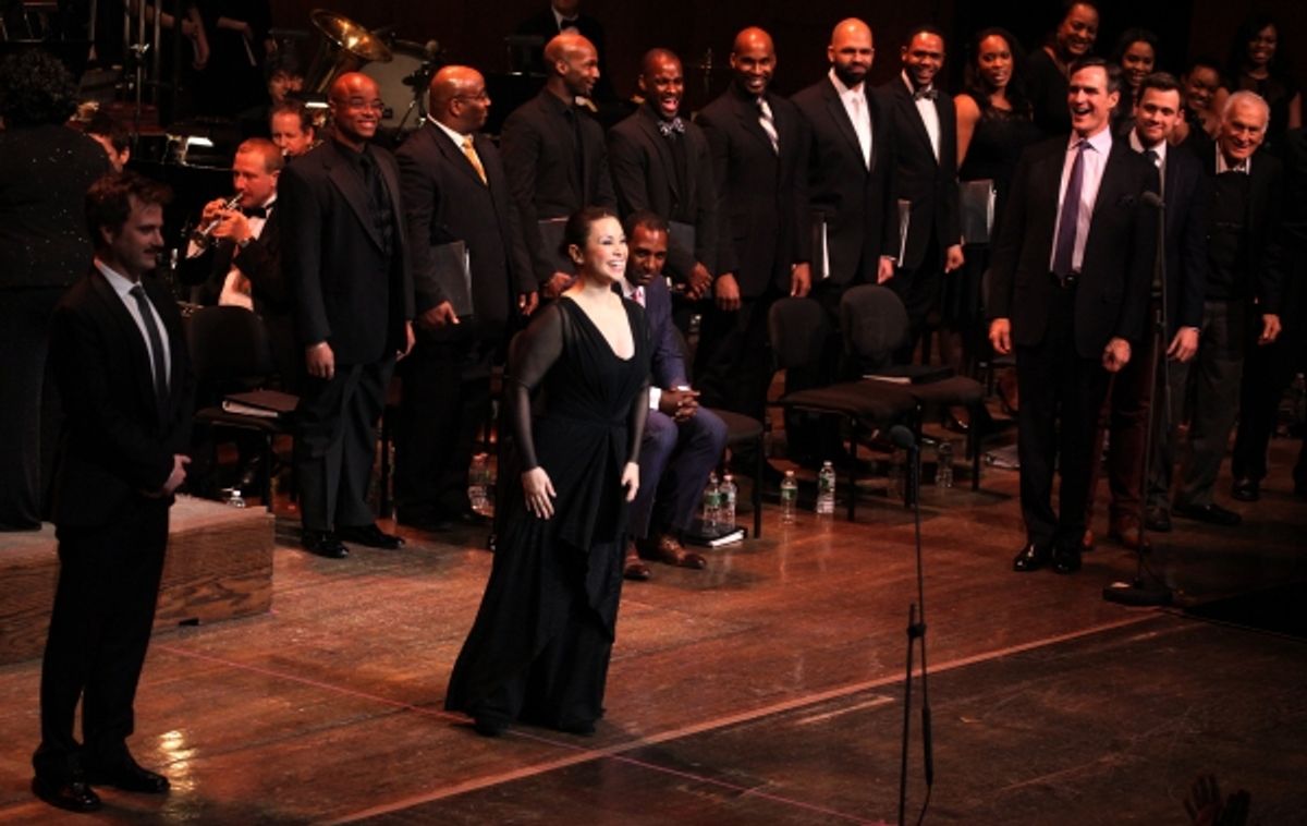 Manoel Felciano, Norm Lewis, Lea Salonga, Howard McGillin, Michael Arden & Dick Latessa at 