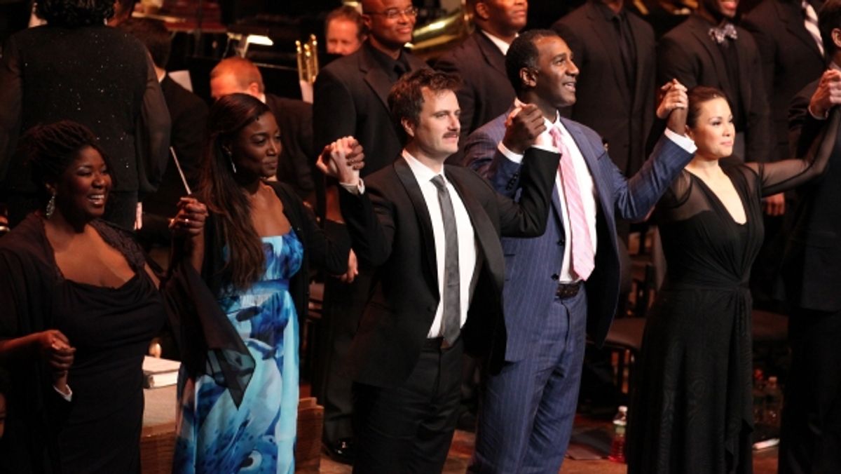 Na Tasha Yvette Williams, Patina Miller, Manoel Felciano, Norm Lewis & Lea Salonga at 