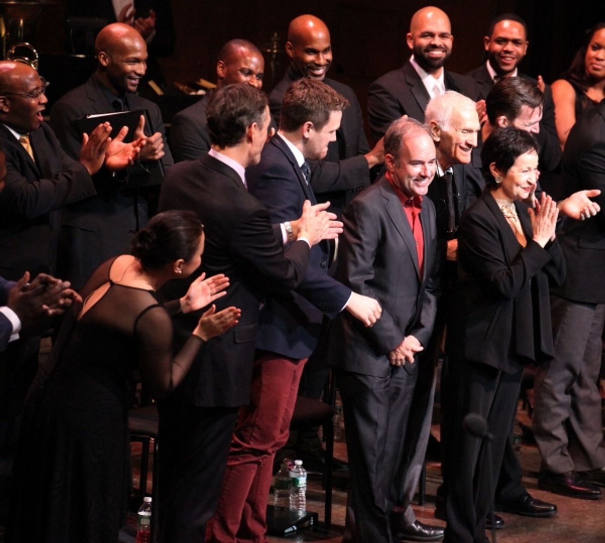 Lea Salonga, Howard McGillin, Michael Arden, Stephen Flaherty, Lynn Ahrens & Company at 